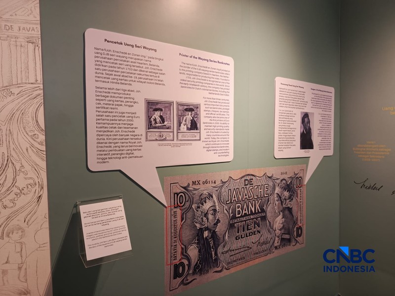 Pameran Ing Lakon: Wayang Wong Dadi Saksi di Museum Bank Indonesia, Rabu (3/6/2026). (CNBC Indonesia/Fakhriansyah)