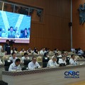 Rapat Kerja Komisi V DPR RI bersama Menteri Perhubungan (Menhub) Dudy Purwagandhi di Kompleks Parlemen, Jakarta, Kamis (4/6/2026). (CNBC Indonesia/Martyasari Rizky)
