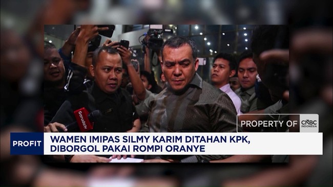 Wamen Imigrasi Silmy Karim Ditahan KPK, Diborgol Pakai Rompi Oranye