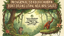 Infografis: Mengenal Jenjang Pendidikan Orang Utan di BOSF Kalteng