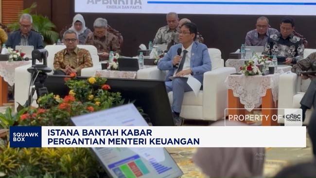 Video: Istana Bantah Kabar Pergantian Menteri Keuangan