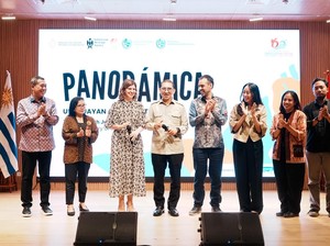 60 Tahun Hubungan RI-Uruguai, Menbud Resmikan Pameran Seni Panoramica