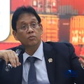 Menteri Keuangan (Menkeu), Purbaya Yudhi Sadewa saat menyampaikan pemaparan dalam konferensi pers APBN KiTa Edisi Juni 2026 di kantor pusat Kementerian Keuangan, Jakarta Pusat, Jumat (5/6/2026). (CNBC Indonesia/Muhammad Sabki)