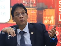 Menteri Keuangan (Menkeu), Purbaya Yudhi Sadewa saat menyampaikan pemaparan dalam konferensi pers APBN KiTa Edisi Juni 2026 di kantor pusat Kementerian Keuangan, Jakarta Pusat, Jumat (5/6/2026). (CNBC Indonesia/Muhammad Sabki)