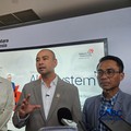 Utusan Khusus Presiden Bidang Pembinaan Generasi Muda dan Pekerja Seni, Raffi Ahmad saat Launching AIcosystem bertajuk Beyond Innovation, Impact for Nation, di Telkom Landmark, Jakarta, Kamis (4/6/2026). (CNBC Indonesia/Intan Rakhmayanti)