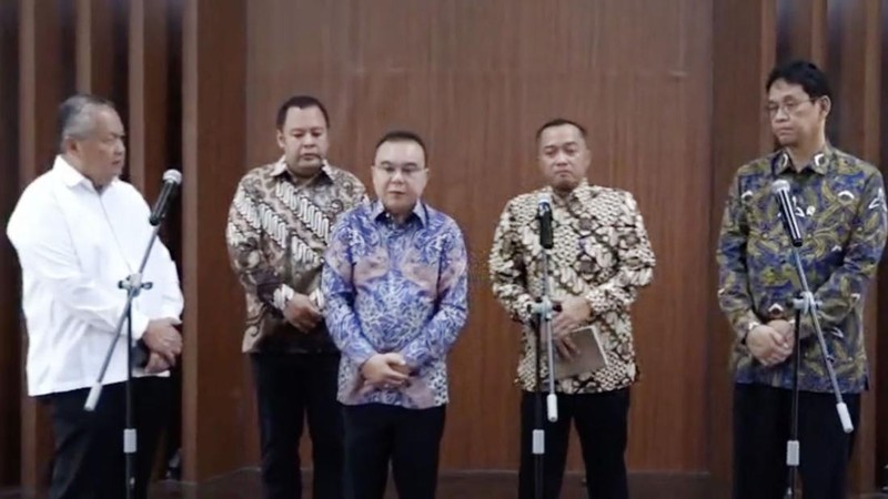 Dasco Kumpulkan Menkeu Sampai Bos BI Bahas Nasib Rupiah. (Dokumentasi Tim Media Pimpinan DPR)