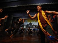 Ilustrasi Wayang Orang. (CNBC Indonesia/Tri Susilo)