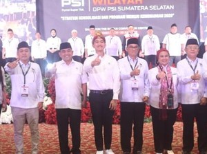 Lantik DPW PSI Sumsel, Kaesang Optimistis Menang Pemilu 2029