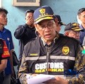 Menteri Keuangan (Menkeu) Purbaya Yudhi Sadewa  meninjau Pelabuhan Tanjung Priok pada Sabtu (6/6/2026). (CNBC Indonesia/Fergi Nadira)