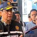 Menteri Keuangan (Menkeu) Purbaya Yudhi Sadewa  meninjau Pelabuhan Tanjung Priok pada Sabtu (6/6/2026). (CNBC Indonesia/Fergi Nadira)