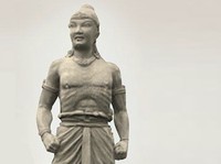 Patung Ken Arok, pendiri Kerajaan Singasari menurut Pararaton. (Tangkapan Layarwikimedia commoons/fair use)