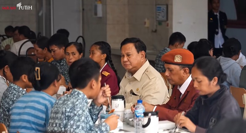 Presiden Prabowo Tinjau Sekolah Rakyat Menengah Pertama 17 Tabanan, Bali, 7 Juni 2026. (Tangkapan Layar Yotube/BPMI)