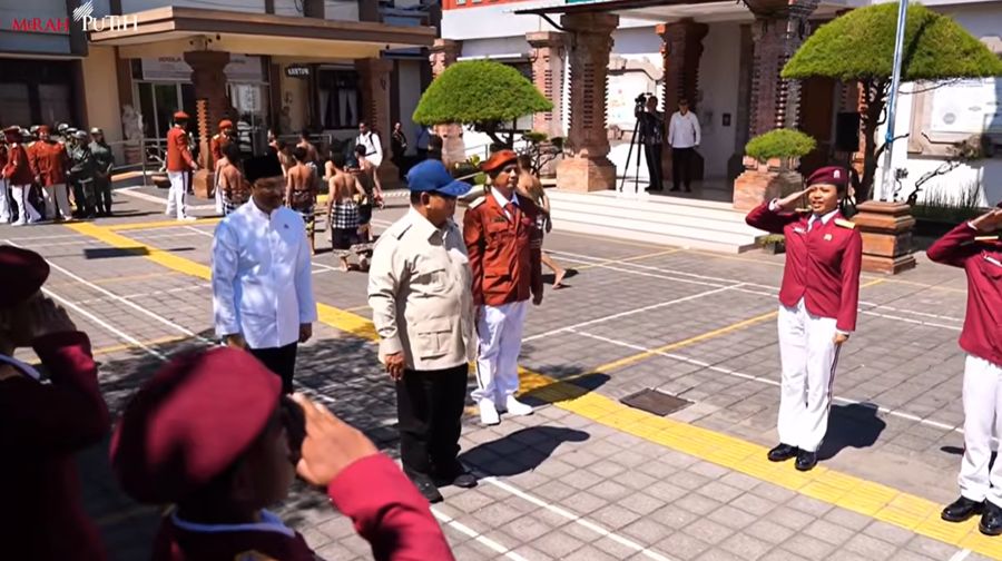 Presiden Prabowo Tinjau Sekolah Rakyat Menengah Pertama 17 Tabanan, Bali, 7 Juni 2026. (Tangkapan Layar Yotube/BPMI)