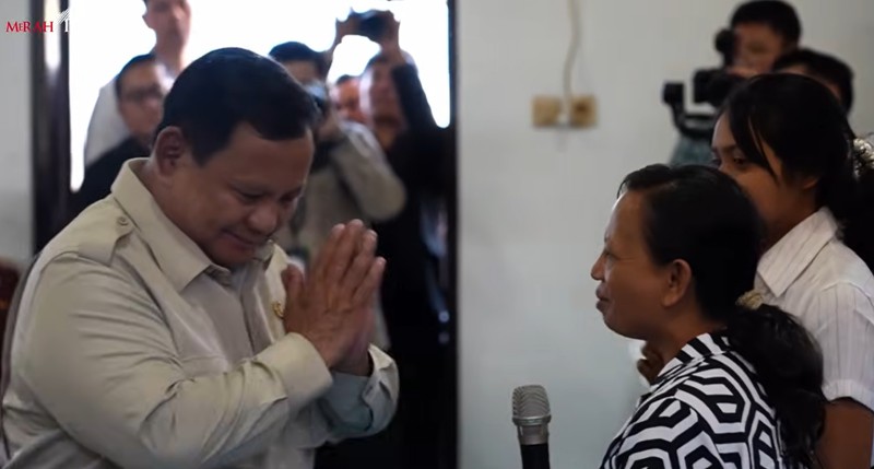 Presiden Prabowo Tinjau Sekolah Rakyat Menengah Pertama 17 Tabanan, Bali, 7 Juni 2026. (Tangkapan Layar Yotube/BPMI)
