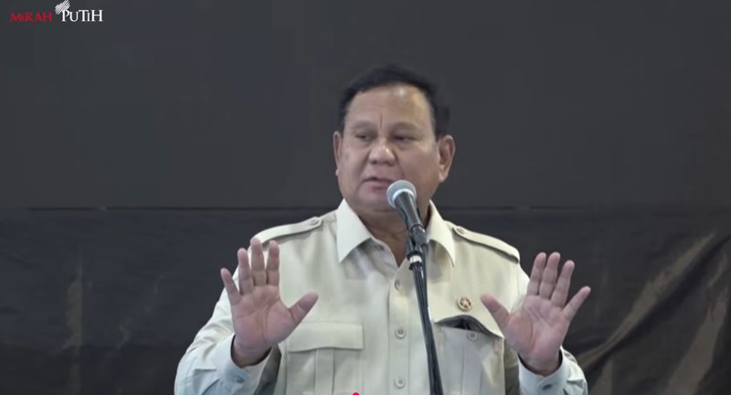 Presiden Prabowo Tinjau Sekolah Rakyat Menengah Pertama 17 Tabanan, Bali, 7 Juni 2026. (Tangkapan Layar Yotube/BPMI)