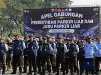 Penampakan Ratusan Personel Dishub-Satpol PP Siap Berantas Parkir Liar