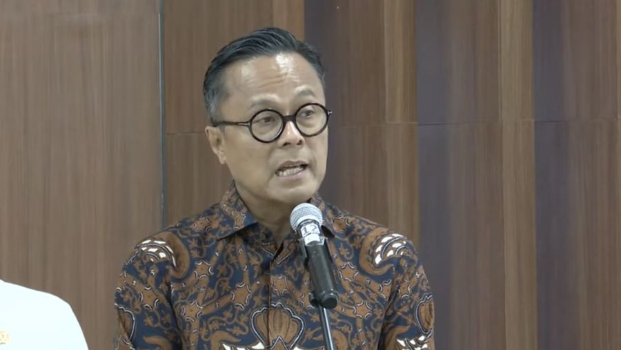 Kepala Badan Pengaturan Badan Usaha Milik Negara/Chief Operating Officer Danantara Indonesia Dony Oskariasaat konferensi pers pimpinan DPR bersama pemerintah, Senin (8/6/2026). (Dok. Istimewa)