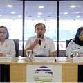 Paparan Kepala BMKG Faisal Teuku Faisal Fathani dalam konferensi pers Pemutakhiran Peringatan Dini Tsunami Pascagempa Bumi M7.7 di Filipina Senin, 8 Juni 2026. (Dok. BMKG)