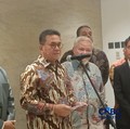 Menteri Perdagangan Budi Santoso dalam konferensi pers di Kemendag, Senin (8/6/2026). (CNBC Indonesia/Ferry Sandi)