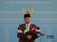 Foto: Menteri Sekretaris Negara Prasetyo Hadi. (CNBC Indonesia/Muhammad Sabki)