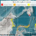 Peta Perkiraan Tinggi Muka Laut Maksimum. (Dok. BMKG)