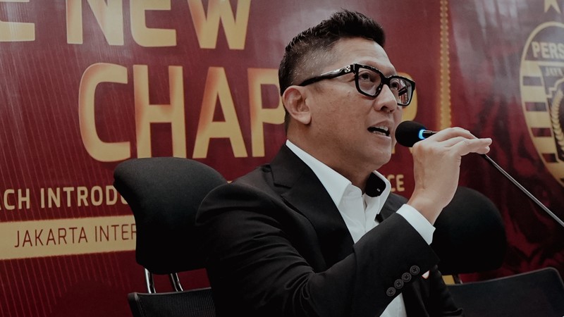 Persija Jakarta memperkenalkan Shin Tae-yong sebagai pelatih baru klub berjuluk Macan Kemayoran tersebut. Perkenalan itu digelar di Jakarta International Stadium, Jakarta Utara, Senin (8/6/2026) siang WIB. (Instagram/persija)