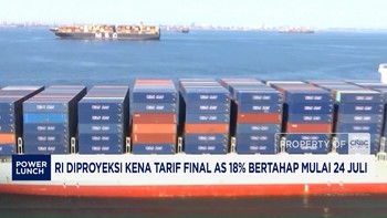 RI Diproyeksi Kena Tarif Final AS 18% Bertahap Mulai 24 Juli