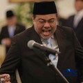 Penasihat Khusus Presiden Bidang Ketenagakerjaan dan Kesejahteraan Buruh Said Iqbal. (CNBC Indonesia/Muhammad Sabki)