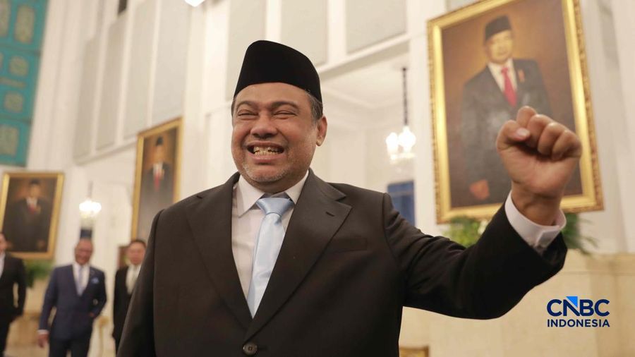 Said Iqbal usai dilantik Presiden Prabowo Subianto sebagai Penasihat Khusus Presiden Bidang Ketenagakerjaan dan Kesejahteraan Buruh di Istana Negara, Jakarta, Senin (8/6/2026).