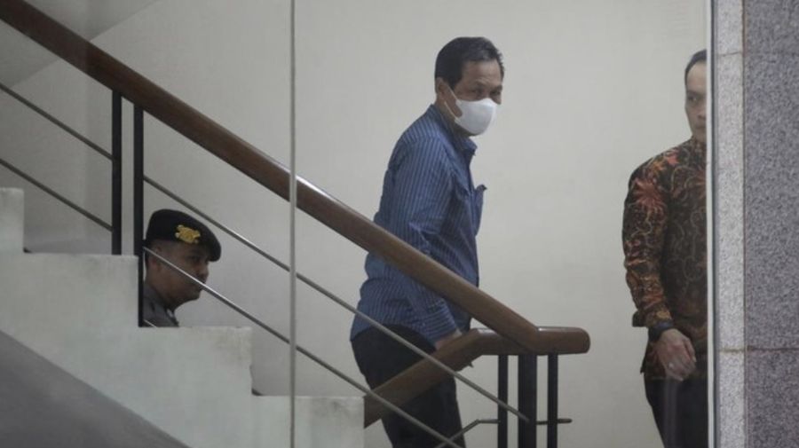 Foto: Bupati Muara Enim Edison di Gedung Merah Putih Komisi Pemberantasan Korupsi, Jakarta Selatan. (Dokumentasi detikcom/Ari Saputra)