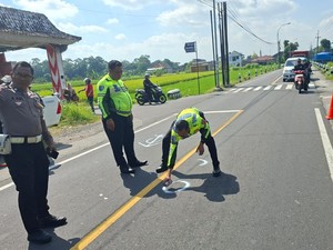 Adu Banteng Nmax Vs KLX di Kalasan, 1 Orang Tewas