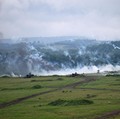 Kendaraan militer ikut serta dalam Gugus Tempur Multinasional NATO yang berpartisipasi dalam latihan militer Strong Lineage I-26 di area pelatihan militer di Lest, dekat kota Zvolen, Slovakia, 4 Juni 2026. (REUTERS/Radovan Stoklasa)