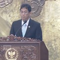 Menteri Keuangan (Menkeu) Purbaya Yudhi Sadewa menghadiri Sidang Paripurna ke-21 Masa Persidangan V 2025-2026 DPR RI pada Selasa (9/6/2026) di Gedung DPR RI, Jakarta. (YouTube/TVR Parlemen)