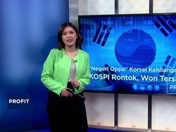 "Negeri Oppa" Korsel Kehilangan Aura KOSPI Rontok, Won Tersungkur