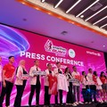 Press Conference SMARTFREN Run 2026 dan kampanye “Jagoan Sinyal Se-Indonesia” di XLSMART Tower, Jakarta, Selasa (9/6/2026). (CNBC Indonesia/Elga Nurmutia)