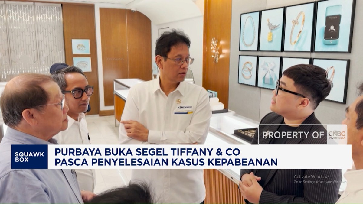 Purbaya Buka Segel Tiffany dan Co Pasca Penyelesai
