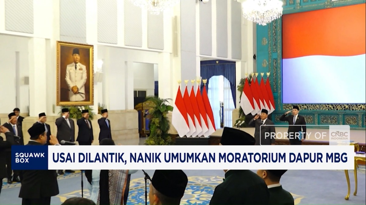 Video: Usai Dilantik, Nanik Umumkan Moratorium Dapur MBG