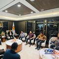 Wakil Ketua DPR RI, Sufmi Dasco bertemu pimpinan Bank Himbara. (CNBC Indonesia/Romys Bhinekasari)