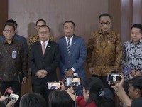Foto: Wakil Ketua Dewan Perwakilan Rakyat Sufmi Dasco Ahmad menggelar pertemuan dengan Himpunan Bank Milik Negara (Himbara), Perhimpunan Bank-Bank Nasional (Perbanas), dan sejumlah stakeholder sektor keuangan lainnya di Gedung Nusantara III, Kompleks