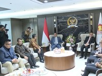 Wakil Ketua DPR RI, Sufmi Dasco bertemu pimpinan Bank Himbara. (Dok. Istimewa)