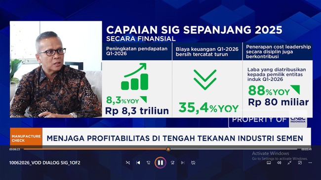 Video: Ambisi Semen Indonesia Kuasai 50% Market Share dan Tebar Manfaat