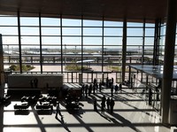 Aula kedatangan di Bandara Internasional Western Sydney, setelah Qantas Airways dan Jetstar mengumumkan akan meluncurkan layanan penumpang komersial setelah pembukaannya pada 25 Oktober, di Luddenham, Western Sydney, Australia, 10 Juni 2026. (REUTERS