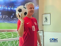 Duta Besar Kanada untuk Indonesia Jess Dutton dalam media gathering menjelang Piala Dunia 2026 di Kediaman Duta Besar Kanada, Jakarta Selatan, Rabu (10/6/2026). (CNBC Indonesia/Thea Fathanah Arbar)