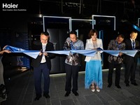 Haier meluncurkan Horizon Collection di Jakarta, menghadirkan kulkas premium dengan teknologi penyimpanan segar, kapasitas besar, dan fitur pemurnian udara. (Dok. Haier)
