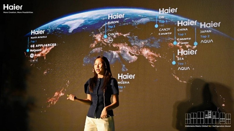 Haier meluncurkan Horizon Collection di Jakarta, menghadirkan kulkas premium dengan teknologi penyimpanan segar, kapasitas besar, dan fitur pemurnian udara.
