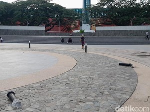 Baru Dibuka, Warga Keluhkan Lampu di Taman Teladan Teladan Rusak