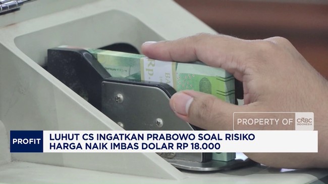 Luhut Cs Ingatkan Prabowo Soal Risiko Harga Naik Imbas Dolar Rp18.000