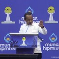 Menteri ESDM, Bahlil Lahadalia saat menyampaikan pemaparan dalam Pembukaan Munas HIPMI XVIII, Bandar Lampung, (10/6/2026). (Tangakapan Layar Youtube/Sekretariat Presiden)