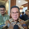 Menteri Perdagangan (Mendag) Budi Santoso saat ditemui di Kompleks Parlemen, Jakarta, Rabu (10/6/2026). (CNBC Indonesia/Martyasari Rizky)
