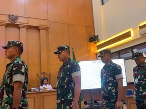 4 Tentara Penyiram Air Keras Andrie Yunus Divonis 1,5 hingga 3 Tahun Penjara